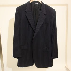 vintage brioni pin stripe suit jacket